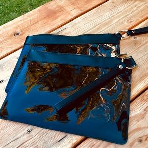 Black Transparent Wrist Bag | Pouch Clutch Wrislet
